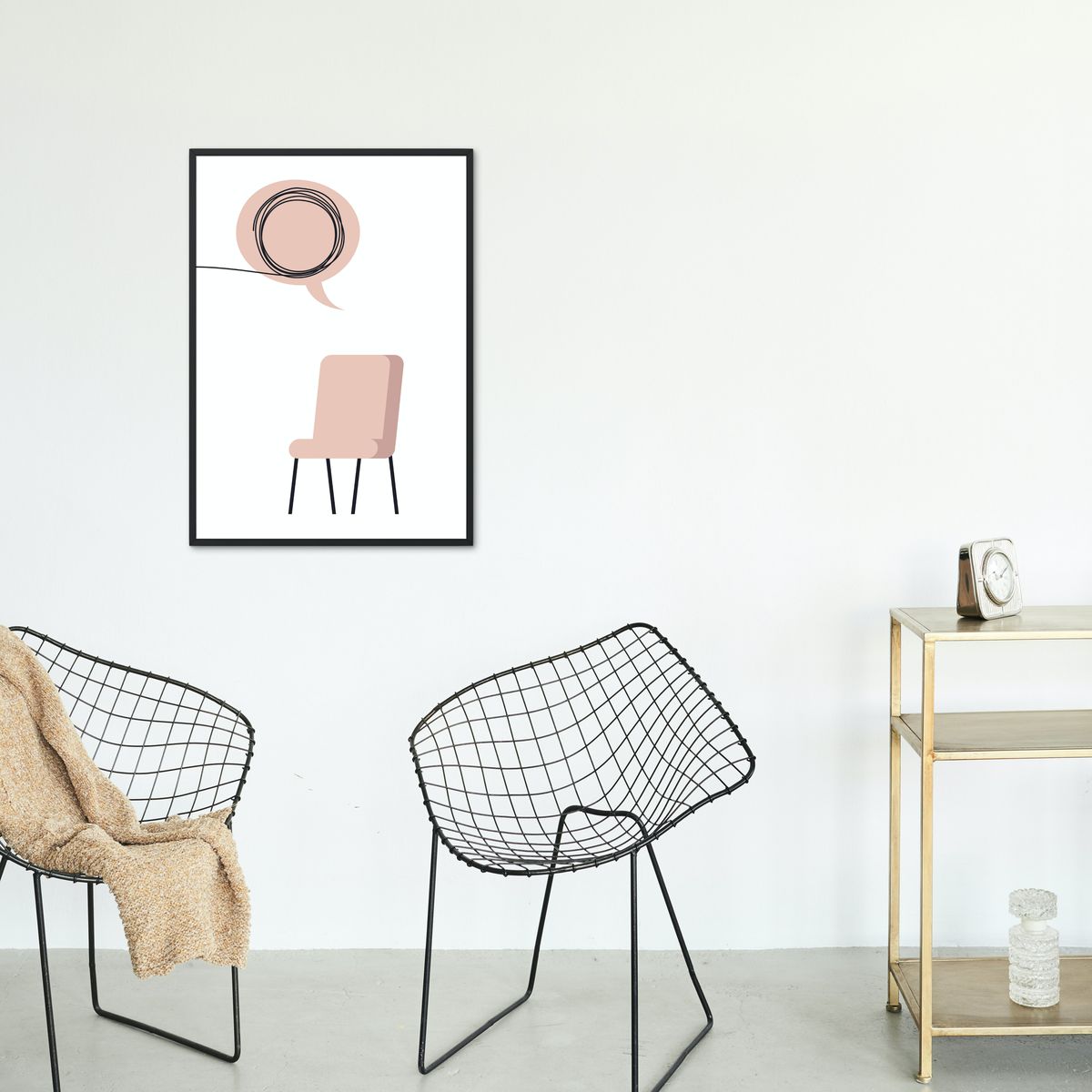 Terapist Ofis Tablosu(Sandalyeler) - Görsel 2