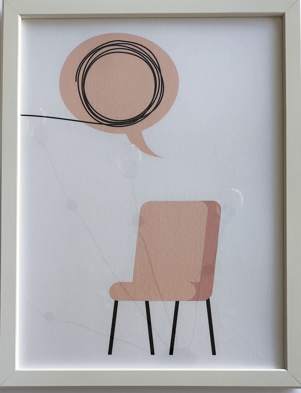 Terapist Ofis Tablosu(Sandalyeler) - Görsel 4