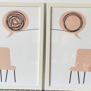 Terapist Ofis Tablosu(Sandalyeler)